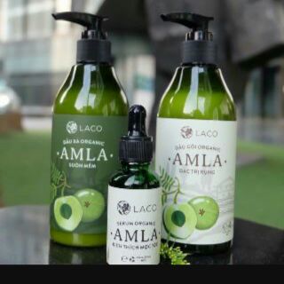 Bộ 3 dầu gội -xả -serum amla