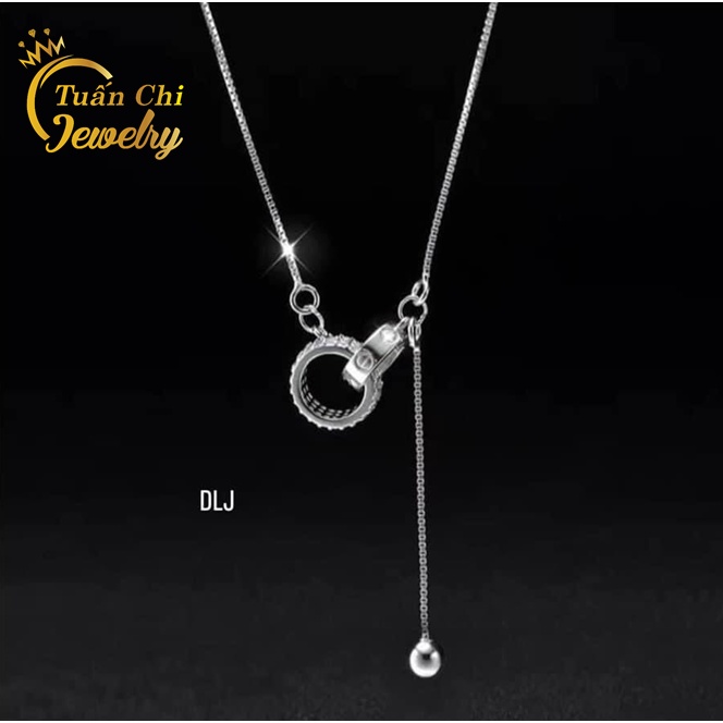 Dây Chuyền Nữ ♥️MẪU HOT♥️ Vòng Cổ Bạc Nữ, Liền Mặt Đính Đá Sang Trọng, Phong Cách Hàn Quốc