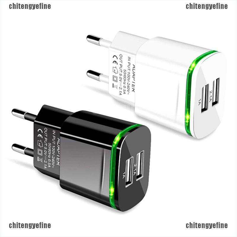 Củ Sạc 2 Cổng Usb 5v 2a Cho Iphone Ipad Samsung Fine