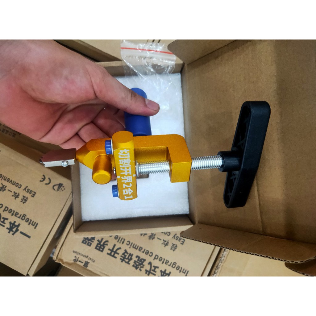 Bộ dụng cụ cắt gạch men, cắt kính cao cấp