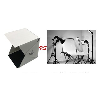 40x40x40cm Portable Mini Folding Studio Photography Backdrops Softbox LED Light Box