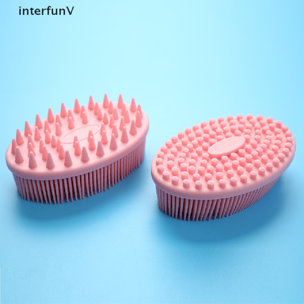 Miếng Mút Tắm Bằng Silicone Dùng Mát Xa Cơ Thể