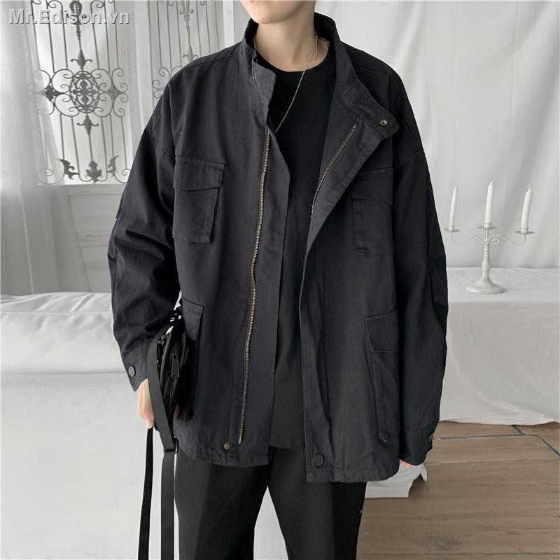 Áo khoác dáng rộng thiết kế theo xu hướng Hong Kong thời trang cho nam | BigBuy360 - bigbuy360.vn