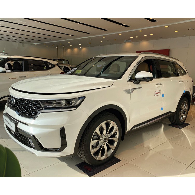 Vè mưa Kia Sorento 2021 mạ chrome hàng Hàn Quốc