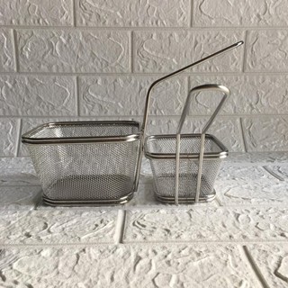 Rổ lưới Inox vuông tròn dùng cho nhà bếp.