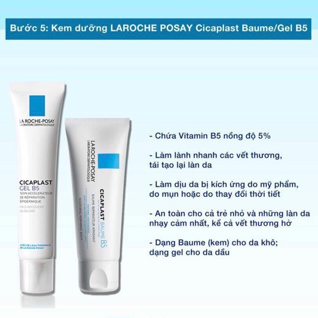 La Roche Posay - Kem cấp ẩm Cicaplast Baume B5 40ml