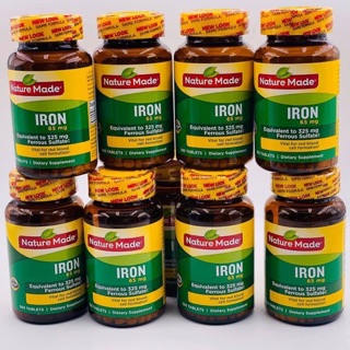 Viên uống Iron Nature Made bổ sung sắt 365 viên