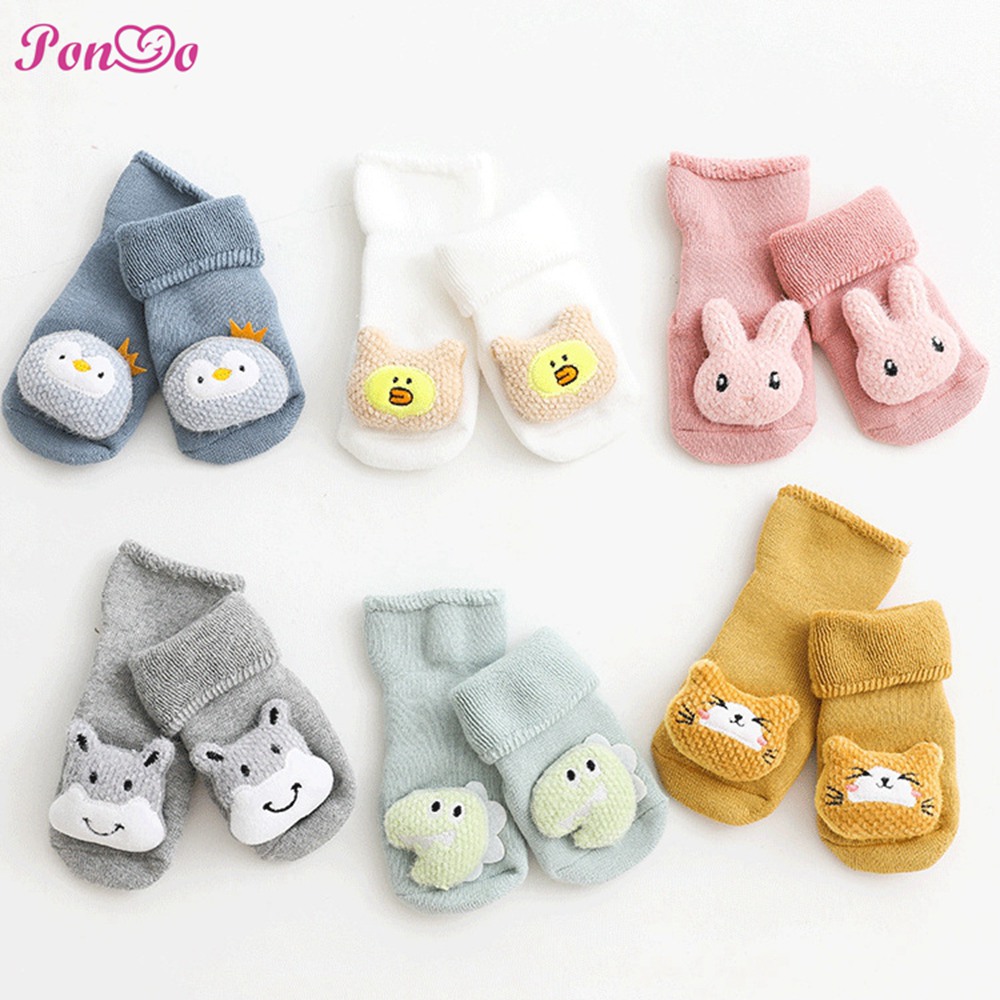 Tất Hình Khủng Long / Vịt Đáng Yêu Cho Bé 0-3 Tuổi