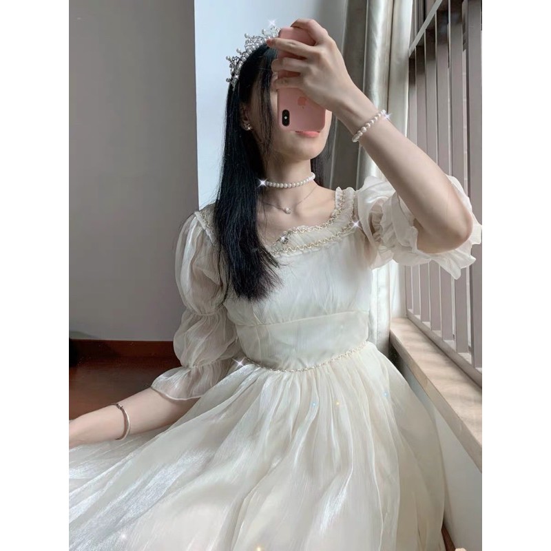 Đầm công chúa cổ tích dáng dài Ulzzang ⛅️✨ | BigBuy360 - bigbuy360.vn
