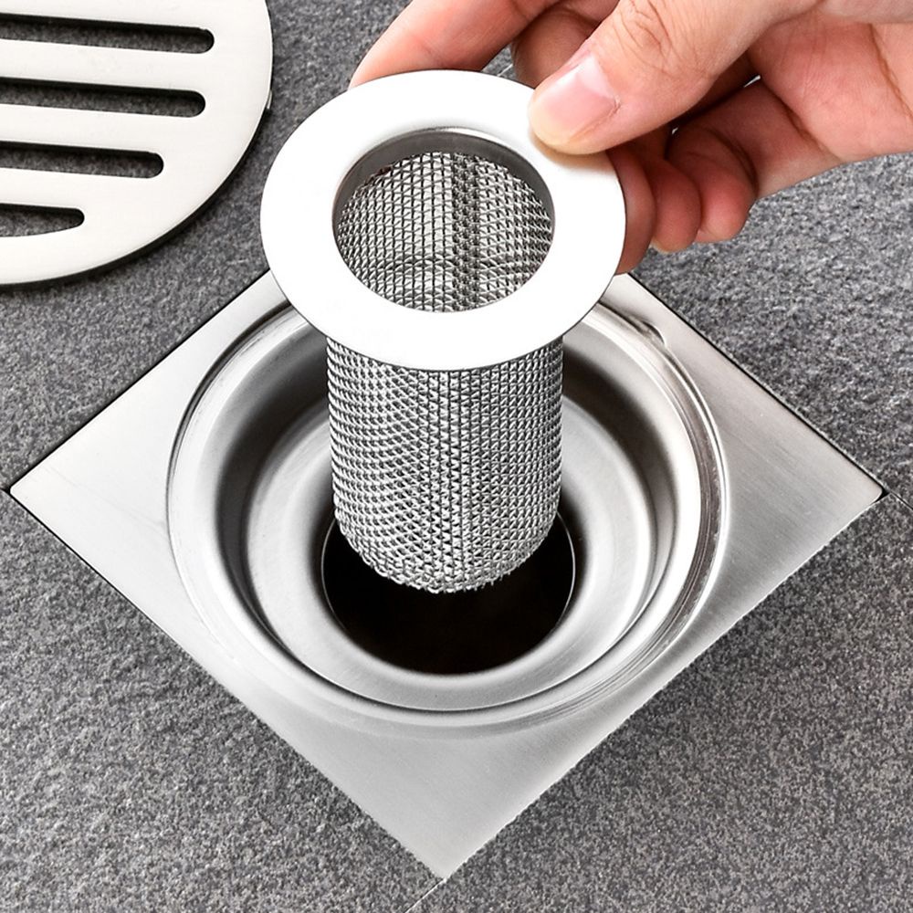 Lưới lọc rác gắn cống chống tắc nghẽn bằng thép không gỉ tiện dụng
