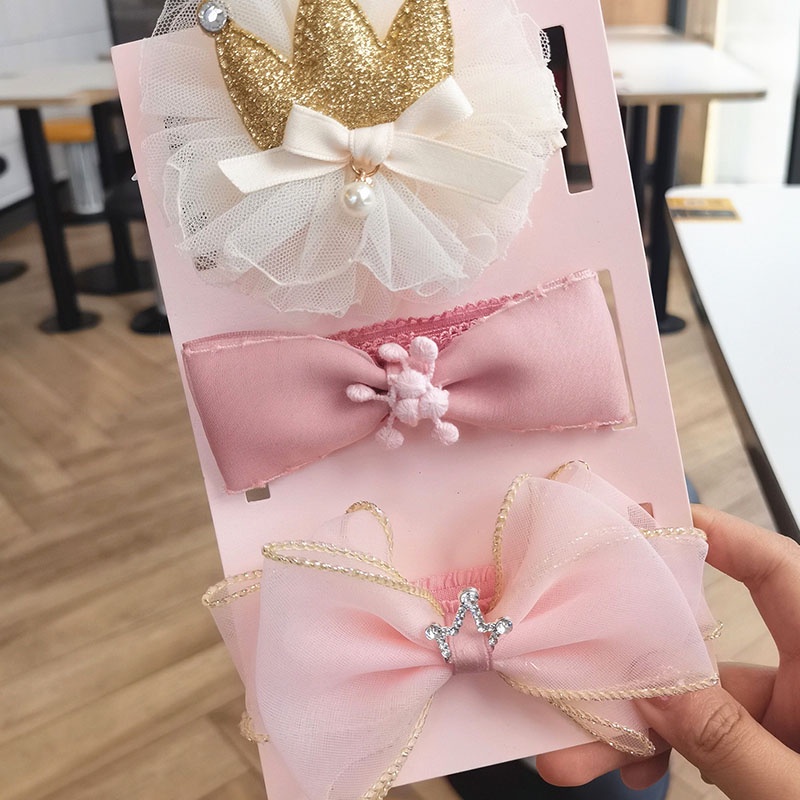 Set 3 Băng Đô Nơ Xinh Xắn Cho Bé Gái