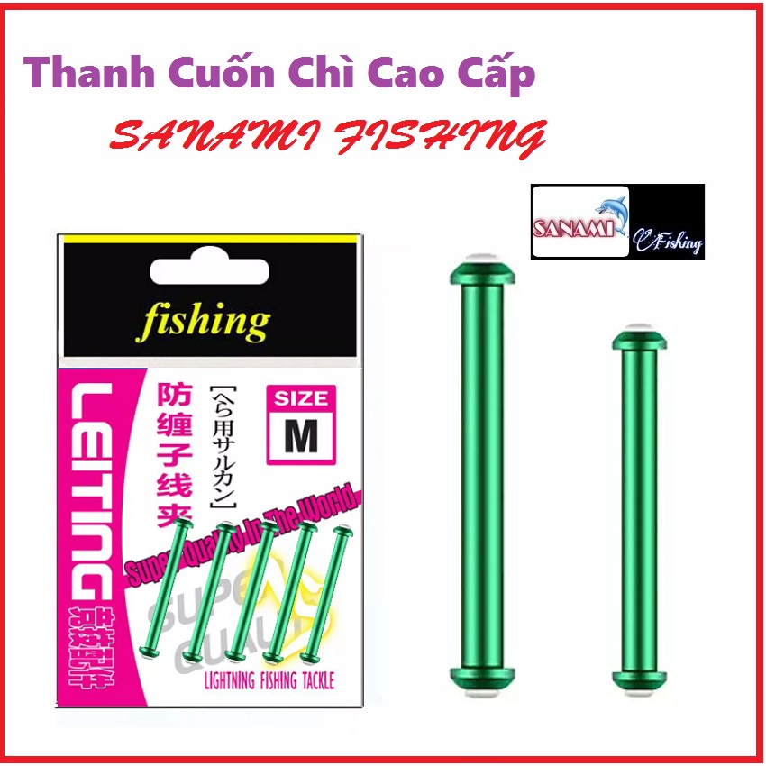 Thanh Cuốn Chì Câu Đài Cao Cấp 2 Lõi chuyên dụng câu đơn câu đài -Sanami Fishing