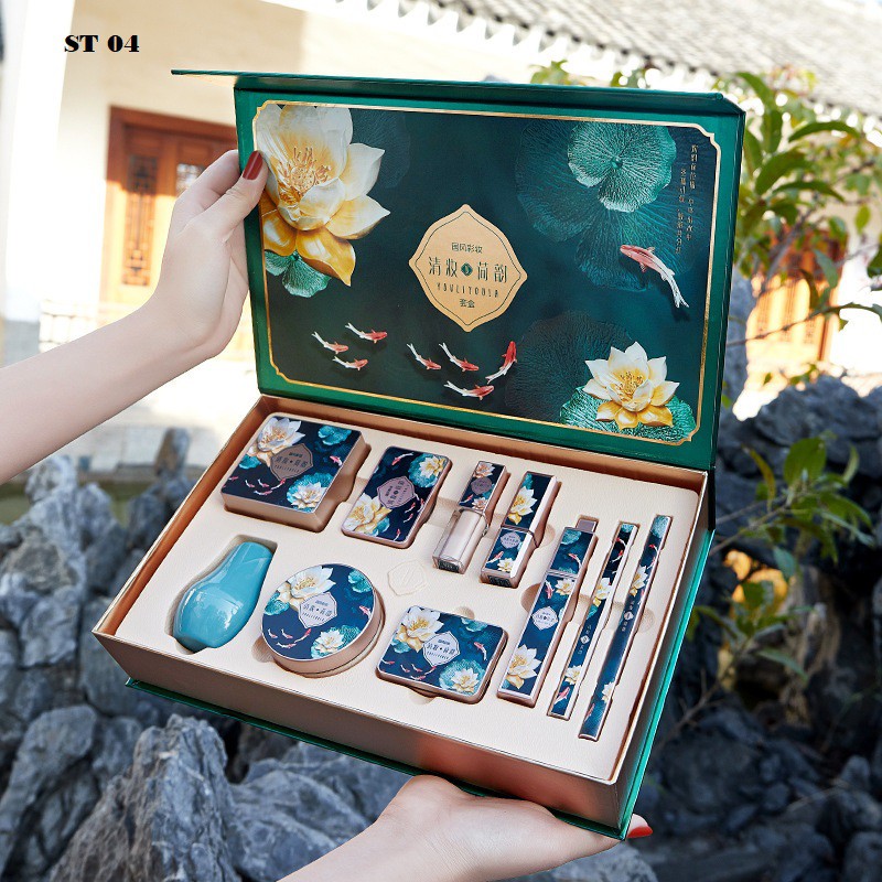 [SẴN HÀNG] Set trang điểm hoa sen 10 món Youliyoula | BigBuy360 - bigbuy360.vn