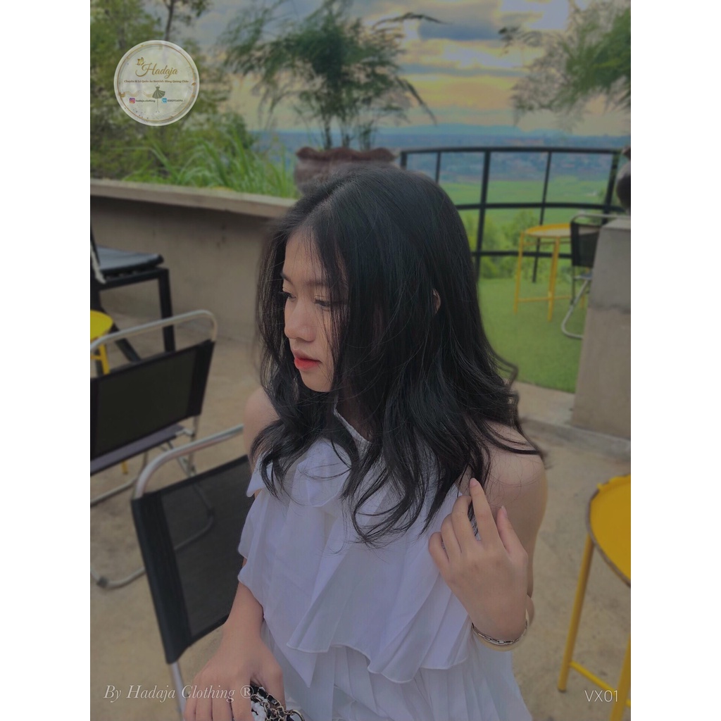 Đầm nữ babydoll 🌸 dáng xòe Hadaja thiết kế cao cấp chất vải cotton xịn sò sang trọng VX01