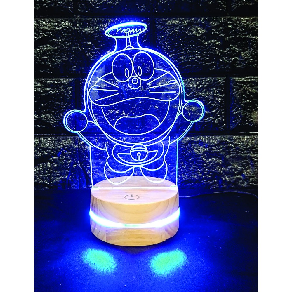 ĐÈN NGỦ LED 3D | Hình Đoraemon nhiều mẫu nt cho shop để chọn thêm mẫu , dùng trang trí phòng khách , đèn ngủ , quà tặng