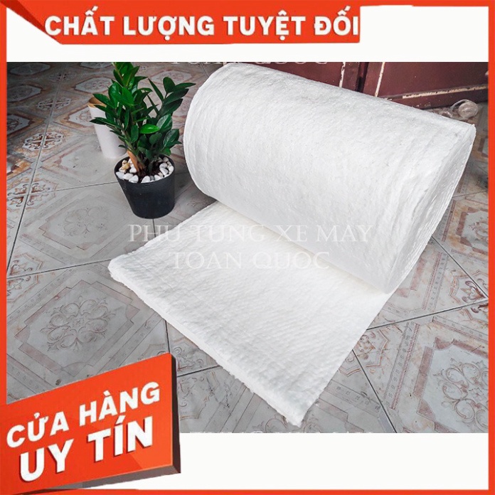 BÔNG GỐM CÁCH NHIỆT CERAMIC ,DÙNG ĐỂ CHỐNG NÓNG,GIẢM ÂM CHO PÔ XE