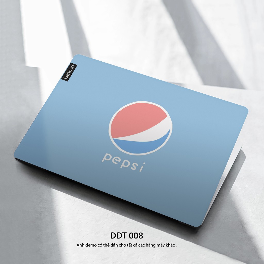 Bộ skin dán laptop mẫu Pepsi / Có mẫu decal dán cho tất cả các hãng máy tính