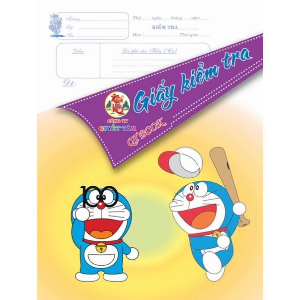 Tập kiễm tra  loại dầy 80gsm