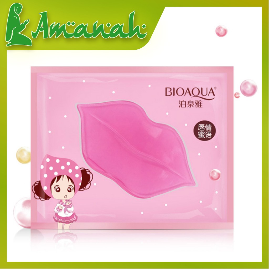 (hàng Mới Về) Mặt Nạ Môi Collagen Màu Hồng Thương Hiệu Bioaqua As1609 | BigBuy360 - bigbuy360.vn