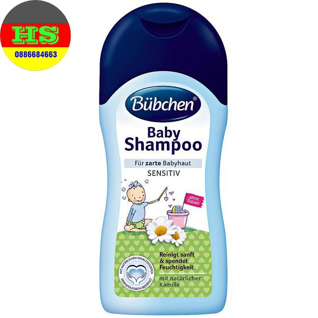 Dầu gội Bubchen Baby Shampoo cho trẻ sơ sinh, hàng Đức