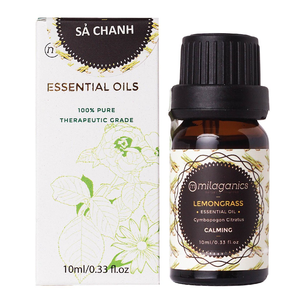 [TRỢ GIÁ] Tinh Dầu Thiên Nhiên Milaganics 10ml | Tự chọn mùi | Có kiểm nghiệm COA