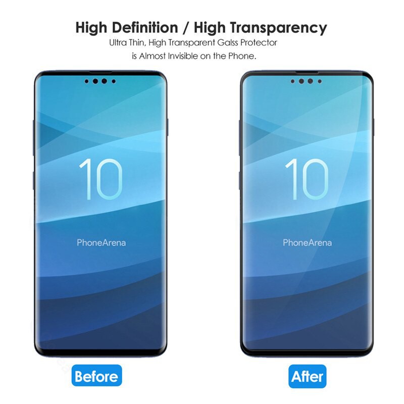 Kính cường lực toàn màn hình cho Samsung Galaxy S10 S10 Plus S10 Lite S9 S8+