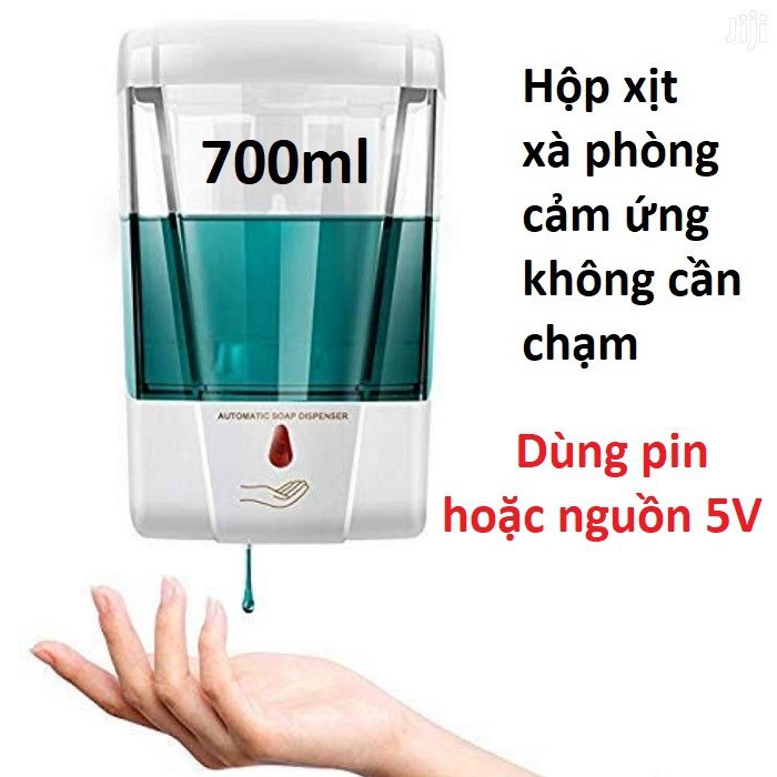 Hộp xịt xà phòng cảm ứng không cần chạm - TN-122