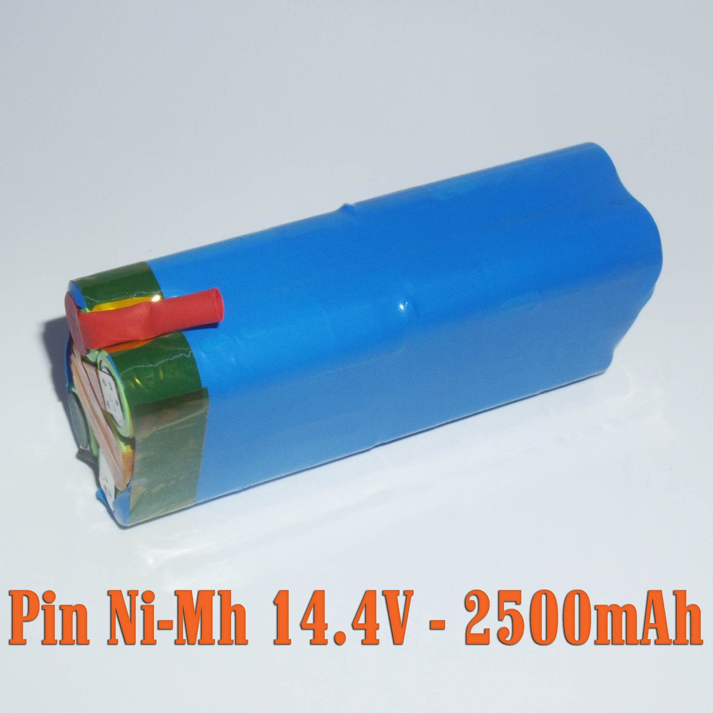 Pack Pin Ni-Mh 14.4V - 2500mAh - Dùng thay thế cho thiết bị điện tử, Robot hut bụi...