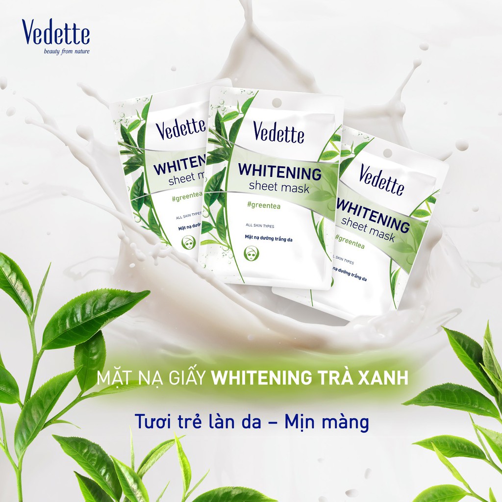 Mặt nạ giấy Vedette Trà Xanh 22ml