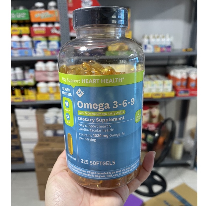 Viên uống Omega 369 Của Mỹ 325 viên