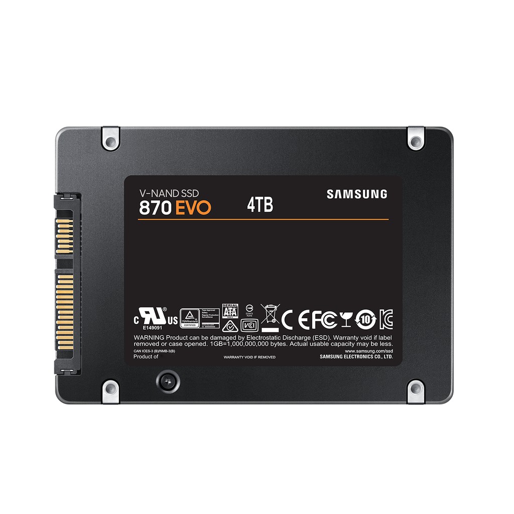 Ổ cứng SSD Samsung 870 EVO 4TB 2.5-Inch SATA III - BH 5 Năm 1 Đổi 1 | WebRaoVat - webraovat.net.vn