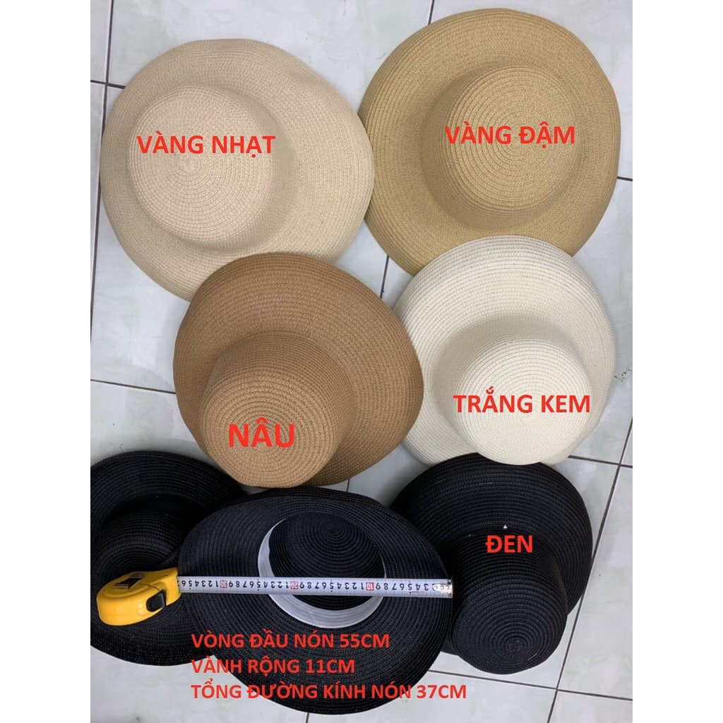 Mũ cói vành rộng mẫu mới 2022 cho nữ