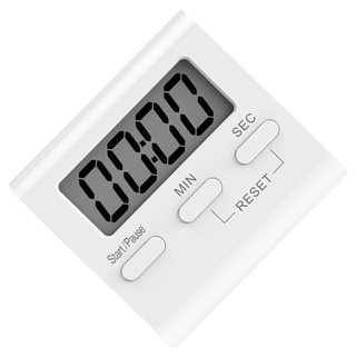 [Hanabe]White LCD Digital Kitchen Cooking Timer Count Down Up Clock Loud Alarm Magnetic Hour Meter