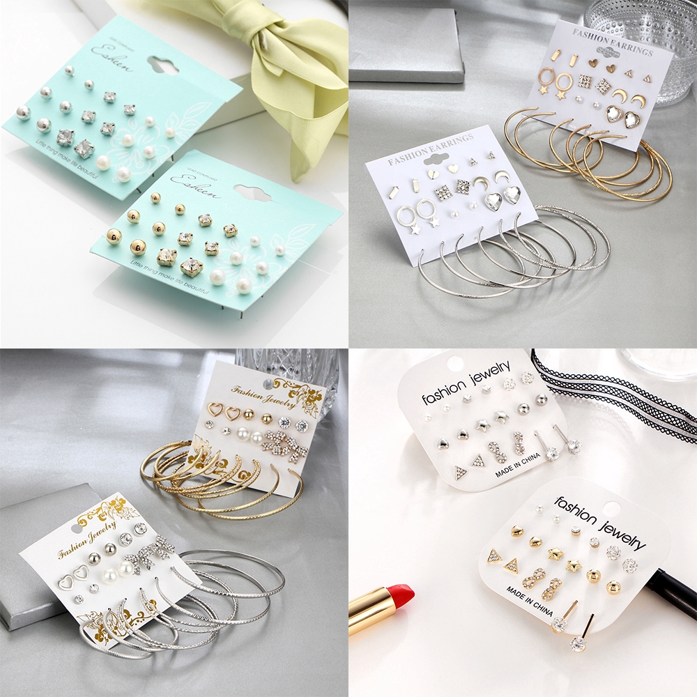 Khuyên tai nữ kiểu dáng sang trọng phong cách Hàn Quốc