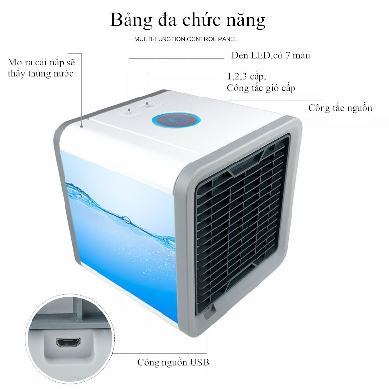 💥💥Quạt Điều Hòa Mini Công Nghệ Hàn Quốc - Quạt Điều Hòa Mini Hơi Nước Siêu mát💥FREE SHIP💥SIÊU HOT💥
