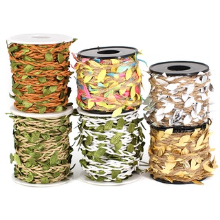 Cuộn 3m dây thừng lá xanh handmade