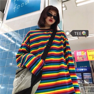 SẴN/ ORDER Rainbow Tee - Áo thun cầu vồng