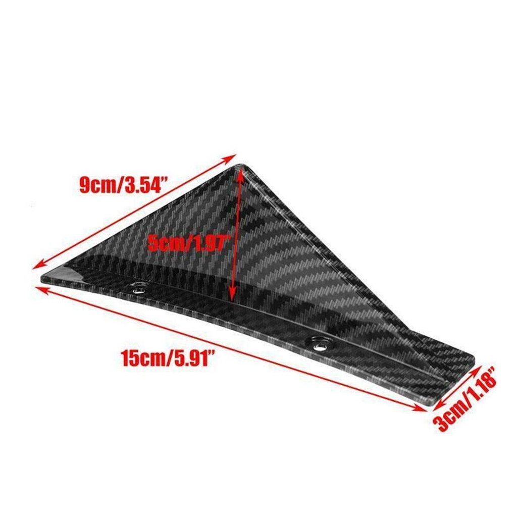 Cánh Gió Carbon Trang Trí Xe Hơi Hình Vây Cá Mập Độc Đáo