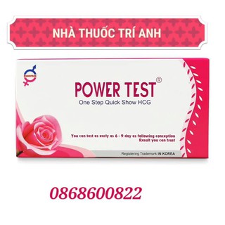 Que Thử Thai Phát Hiện Thai Sớm Sau 6-9 Ngày Power Test