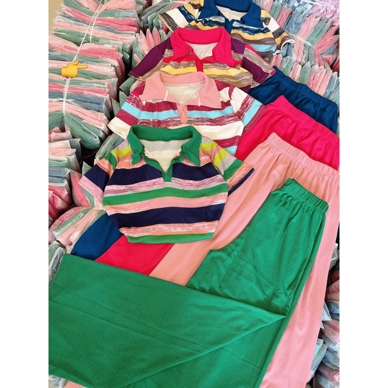 (HCM) SET BỘ THỜI TRANG NỮ THUN GÂN DÀI - SANG CHẢNH , TÔN DÁNG SÀNH ĐIỆU CHO CÁC NÀNG KME FASHION