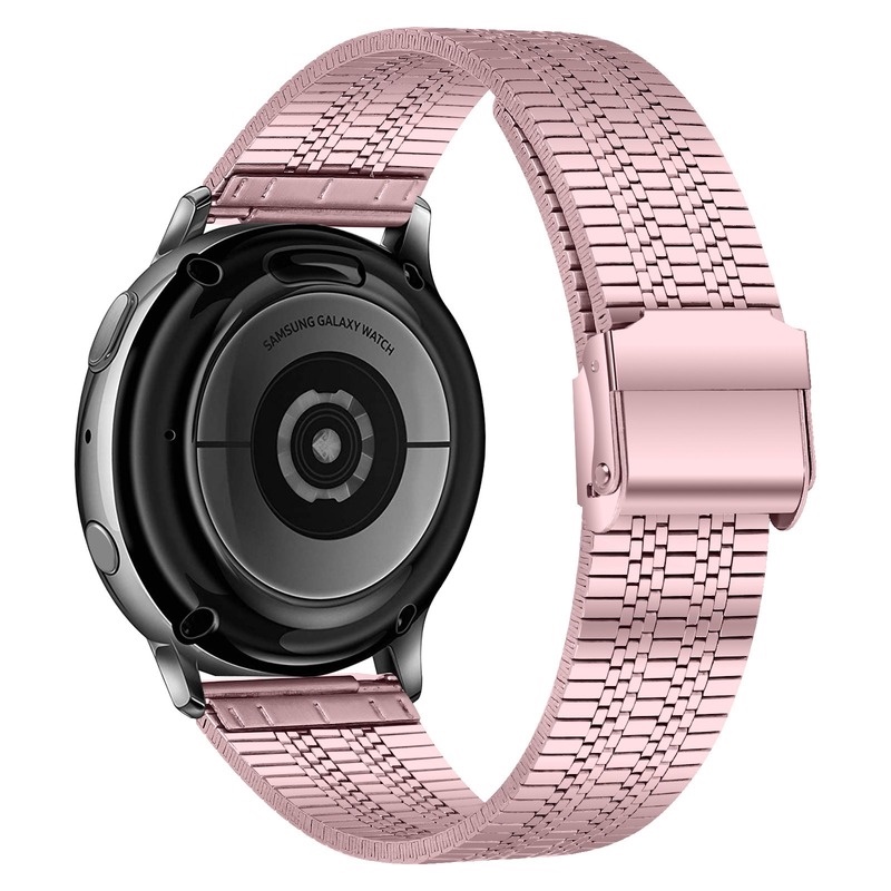 Dây Đeo Inox 20mm 22mm Sang Trọng Cho Garmin Vivomove 3 Luxe Hr Fenix Chronos Vivoactive 4 3