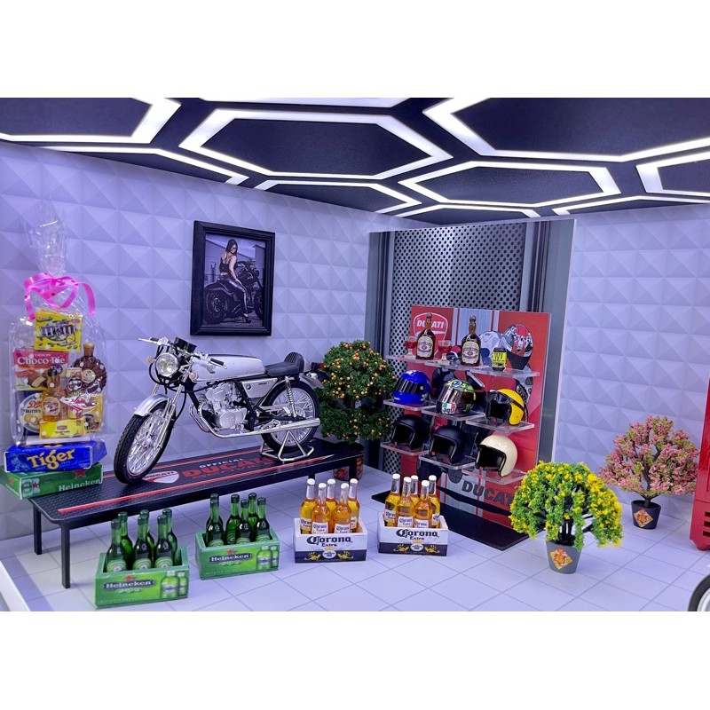 Mô hình két 6 chai