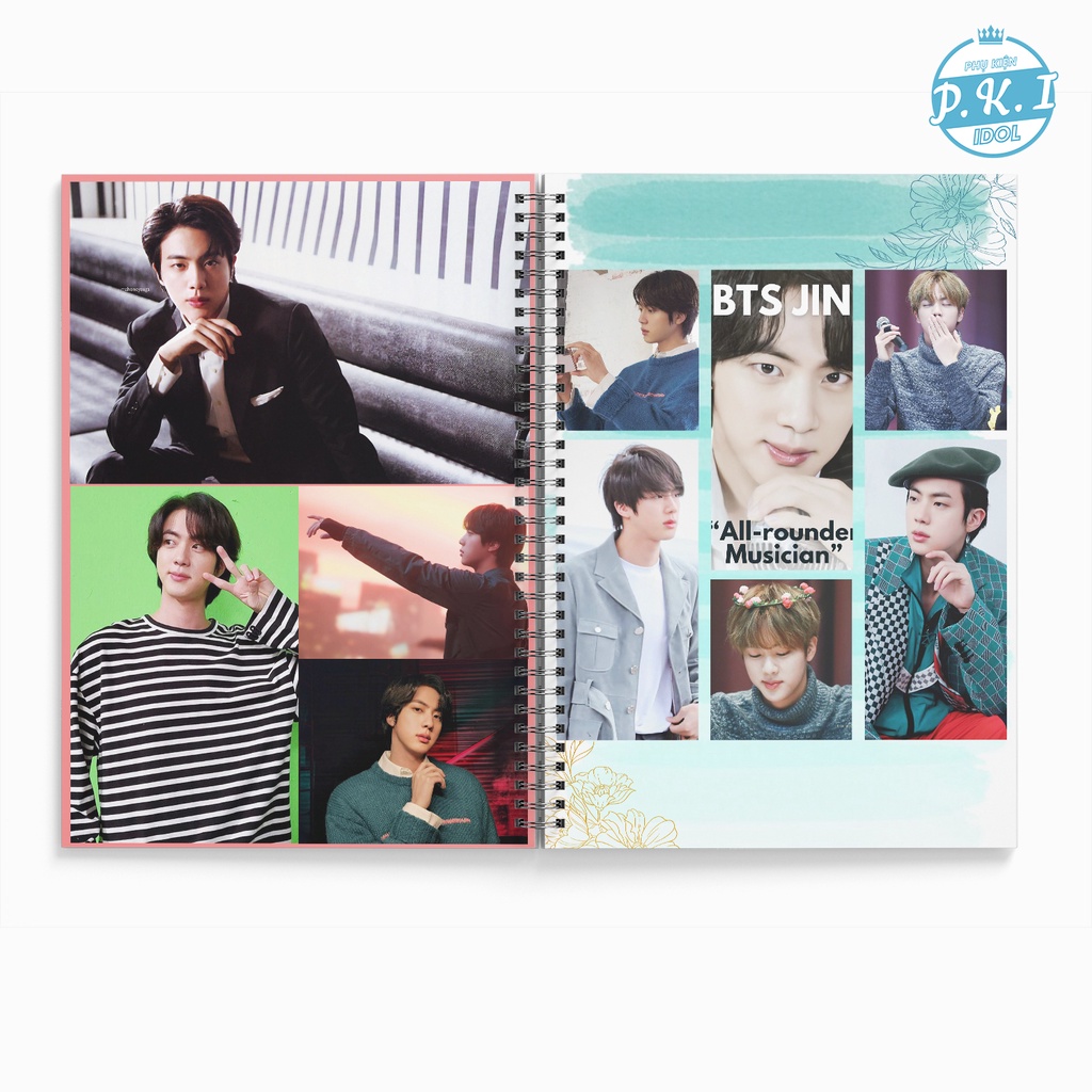 Album Ảnh Jin BTS - Bộ Sưu Tầm Photobook quà Tặng Cho Fan BTS