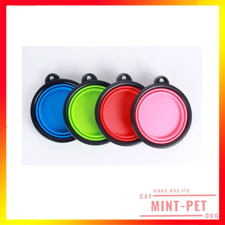 Bát Ăn Uống Gấp Gọn Cho Chó Mèo Thú Cưng #MintPet