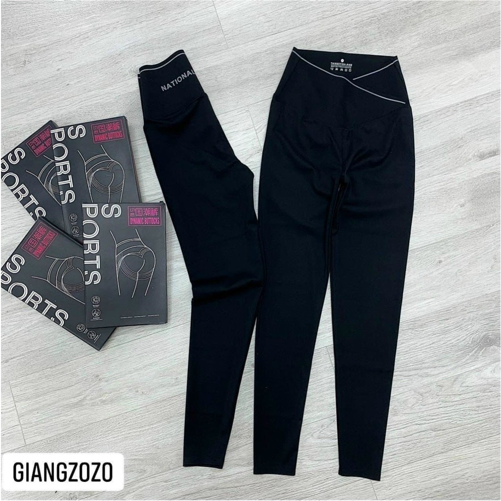 Quần legging nữ Maika cạp cao gen bụng nâng mông chất liệu umi cao cấp hàng loại 1, phụ kiện thời trang YUNA