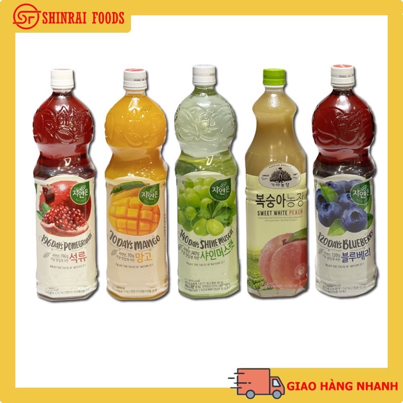 Nước Ép Trái Cây Woongjin Hàn Quốc 1,5L