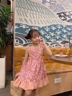 Váy hoa nhí bé gái size đại