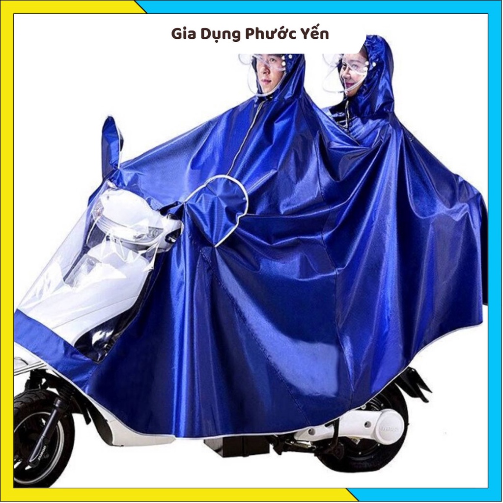 Áo mưa phản quang 1 đầu , 2 đầu có kính che mặt chống thấm tốt