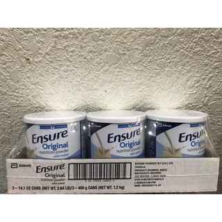Combo 6 lon sữa bột ENSURE ORIGINAL 397g của Mỹ- HSD: 03/2023