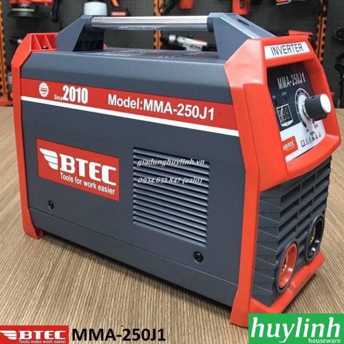 Máy hàn que điện tử Btec MMA 250J1 - kéo liên tục 3.2